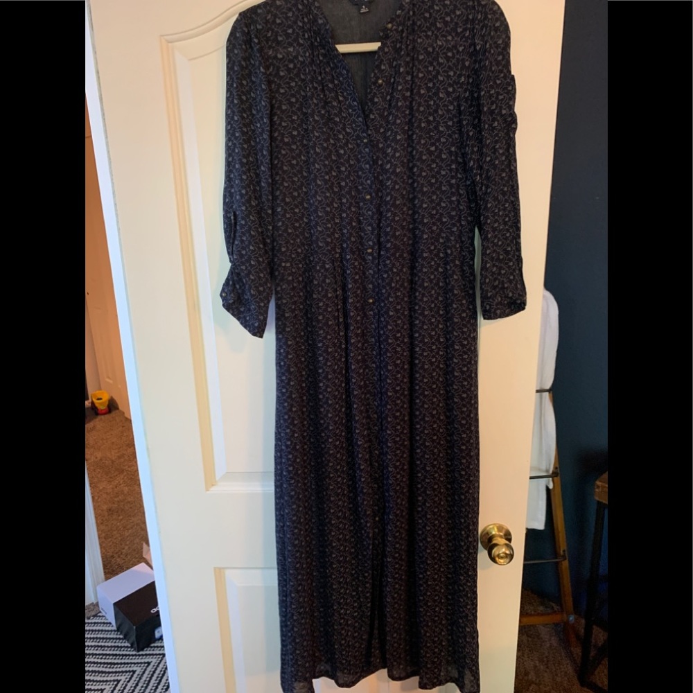 Lucky Brand button up dress Small